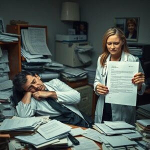 Overworked Doctor